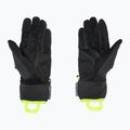 Vyriškos parašiutininkų pirštinės ORTOVOX Fleece Grid Cover black raven 2