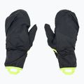 Vyriškos parašiutininkų pirštinės ORTOVOX Fleece Grid Cover black raven 5