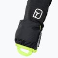 Vyriškos parašiutininkų pirštinės ORTOVOX Fleece Grid Cover black raven 6