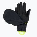 Vyriškos parašiutininkų pirštinės ORTOVOX Fleece Grid Cover black raven 7