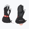 Moteriškos slidininkų pirštinės ORTOVOX Merino Freeride 3 Finger black raven