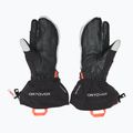 Moteriškos slidininkų pirštinės ORTOVOX Merino Freeride 3 Finger black raven 2