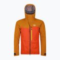 Moteriška ski touring striukė ORTOVOX 3L Ravine Shell hot orange