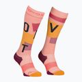 Moteriškos slidinėjimo kojinės ORTOVOX Freeride Long Socks Cozy bloom