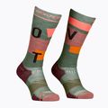 Moteriškos slidinėjimo kojinės ORTOVOX Freeride Long Socks Cozy wild herbs 6