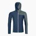 Vyriškas džemperis ORTOVOX Fleece Light Grid Hooded deep ocean 7