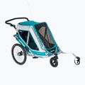 Qeridoo Speedkid2 dvivietė dviračių priekaba mėlyna Q-SK2-21-P 2