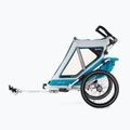 Qeridoo Speedkid2 dvivietė dviračių priekaba mėlyna Q-SK2-21-P 9