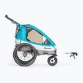 Qeridoo Sportrex1 vienvietė dviračių priekaba mėlyna Q-SR1-21-P 3