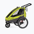 Qeridoo Sportrex 2 LE dviračio priekaba dviem asmenims, geltona Q-SPR2-22-LG