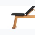 Treniruočių suoliukas NOHrD Bench Press Oak Natural Leather 3