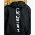 Vyriška striukė Alpha Industries 45/P Hooded Custom Bomber black/reflective 4