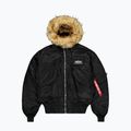 Vyriška striukė Alpha Industries 45/P Hooded Custom Bomber black/reflective 7