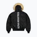 Vyriška striukė Alpha Industries 45/P Hooded Custom Bomber black/reflective 8