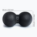 Masažo kamuolys BLACKROLL Duoball A000499 black 2
