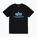 Vyriški polo marškinėliai Alpha Industries Basic black/blue 5