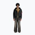 Vyriška striukė Alpha Industries MA-1 Hooded Bomber black 2