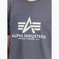 Vyriški marškinėliai Alpha Industries Basic greyblack 4