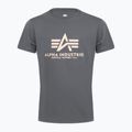 Vyriški marškinėliai Alpha Industries Basic greyblack 5