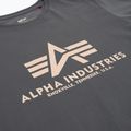 Vyriški marškinėliai Alpha Industries Basic greyblack 7