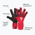 Vartininko pirštinės T1TAN Rebel 2.0 Solar Red red 2