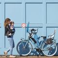 Urban Iki galinio bagažo dviračio sėdynė mėlyna U-213907 9