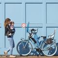 Urban Iki galinio rėmo dviračio sėdynė mėlyna U-214003 10