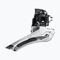 Priekinė dviračio perjungimo mechanizmo dalis Shimano FD-RX400 GRX 2x10 Down Swing silver/black