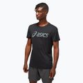 Vyriški bėgimo marškinėliai ASICS Core Top performance black/carrier grey