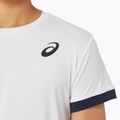 Vaikiški marškinėliai ASICS Tennis Top brilliant white/midnight 4