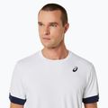 Vyriški teniso marškinėliai ASICS Court SS Top brilliant white/midnight 4