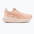 ASICS Gel-Nimbus 25 moterų bėgimo bateliai šviesiai abrikosinė/šviesiai granatinė 2