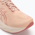 ASICS Gel-Nimbus 25 moterų bėgimo bateliai šviesiai abrikosinė/šviesiai granatinė 7