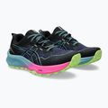 ASICS Gel-Trabuco 11 moteriški bėgimo bateliai juoda/pilkai mėlyna 10
