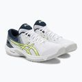ASICS Beyond FF tinklinio bateliai balti / švytintys geltoni 5