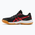 ASICS vyriški skvošo bateliai Upcourt 5 black / classic red 3