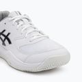 Vyriški teniso batai ASICS Gel-Dedicate 8 Clay white/black 7