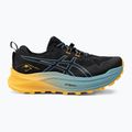 ASICS Trabuco Max 2 vyriški bėgimo bateliai juoda/pilkai mėlyna 2