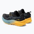ASICS Trabuco Max 2 vyriški bėgimo bateliai juoda/pilkai mėlyna 3