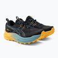 ASICS Trabuco Max 2 vyriški bėgimo bateliai juoda/pilkai mėlyna 4