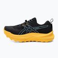 ASICS Trabuco Max 2 vyriški bėgimo bateliai juoda/pilkai mėlyna 9