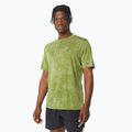 Vyriški bėgimo marškinėliai ASICS Metarun Pattern 1/2 ZIP cactus