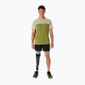 Vyriški bėgimo marškinėliai ASICS Race Top performance dried leaf green/cactus 2