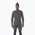 Vyriška ASICS Metarun Mock Neck performance juoda bėgimo striukė su ilgomis rankovėmis