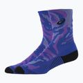 Bėgimo kojinės ASICS Color Camo Run Crew eggplant/blue violet/cyber grape 2