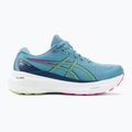 ASICS Gel-Kayano 30 moteriški bėgimo bateliai gris blue/lime green 2