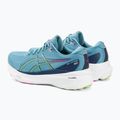 ASICS Gel-Kayano 30 moteriški bėgimo bateliai gris blue/lime green 4