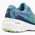 ASICS Gel-Kayano 30 moteriški bėgimo bateliai gris blue/lime green 10