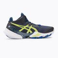 ASICS vyriški tinklinio bateliai Metarise french blue / glow yellow 2