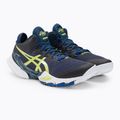ASICS vyriški tinklinio bateliai Metarise french blue / glow yellow 5